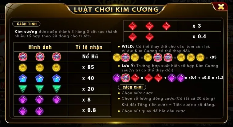 Nổ Hũ Kim Cương K8CC Lên Ngôi Với Jackpot Khủng Năm 2025